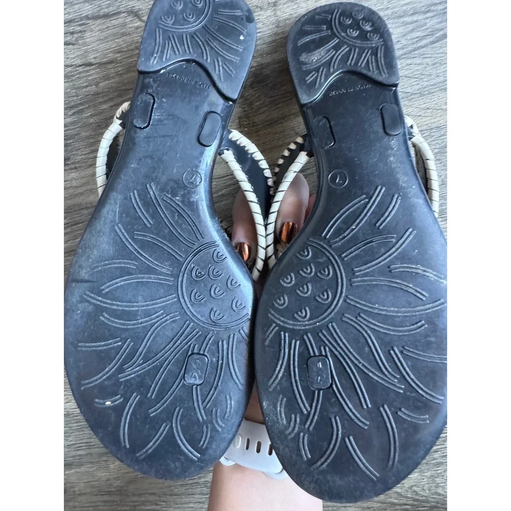 Jack Rogers Black‎ Jelly Thong Sandals Size 7